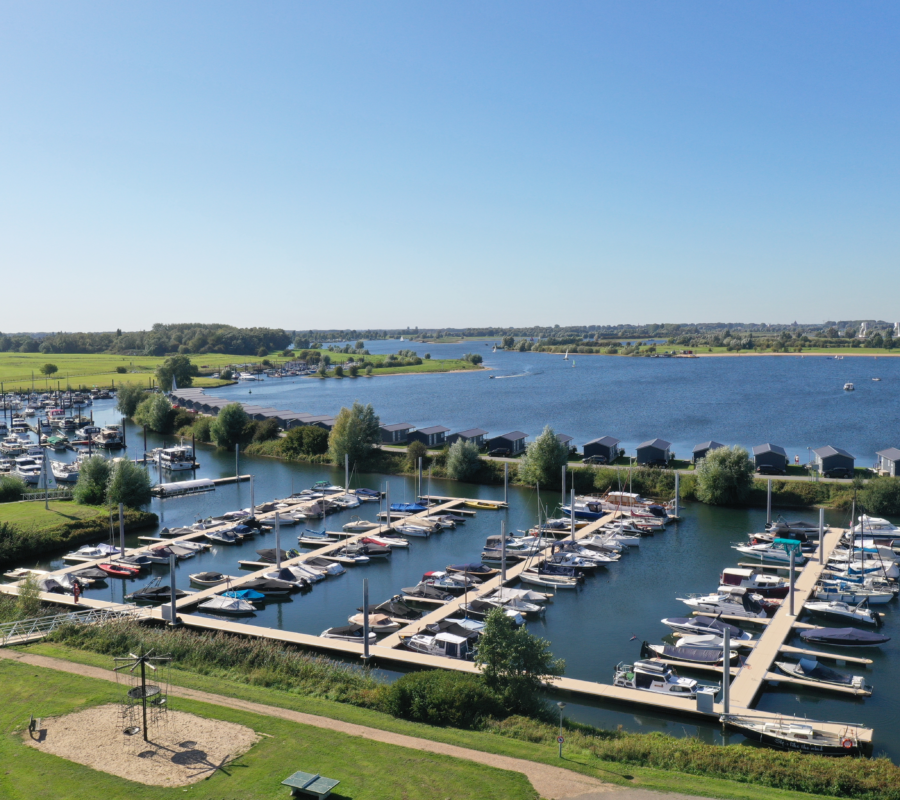 Luxe jachthaven in de Betuwe bij Maurik